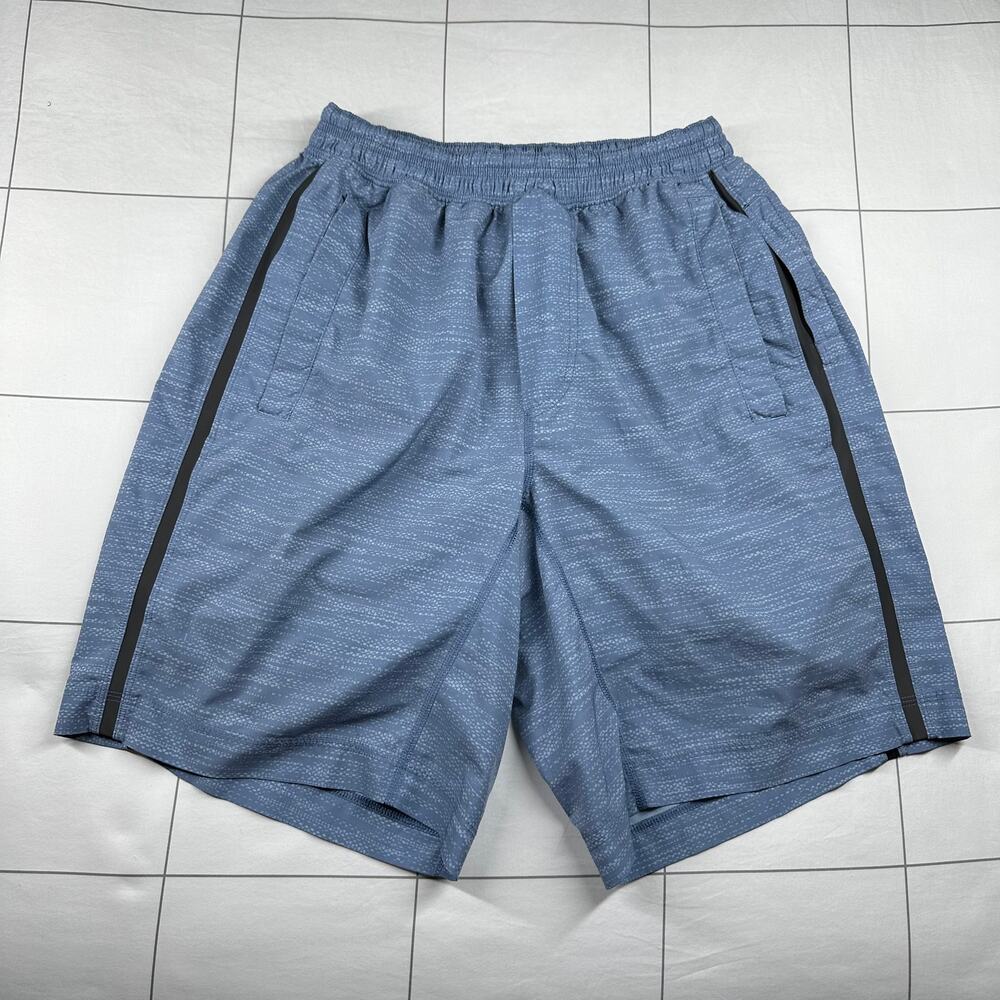 Lululemon Shorts Mens Medium Blue Pace Breaker Lined 9" Athletic Gym Workout Run